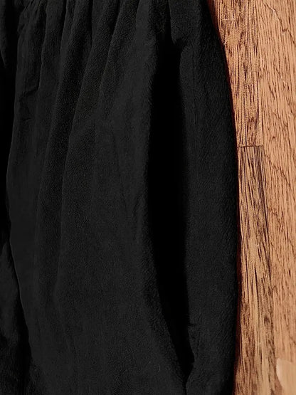 Casual Fit Knee Length Dress with Pockets