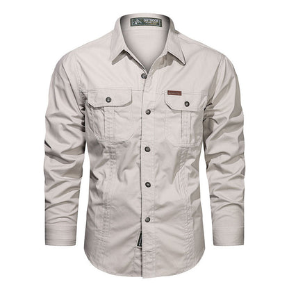 Relaxed Fit Army Style Shirt