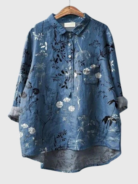 Women's Pretty Flower Pattern Top