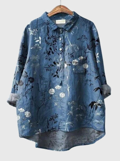Women's Pretty Flower Pattern Top
