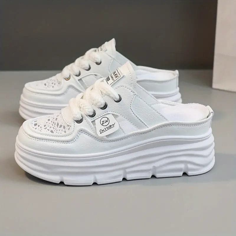 Women's Slip On Sneakers - Classic Casual Mule Shoes
