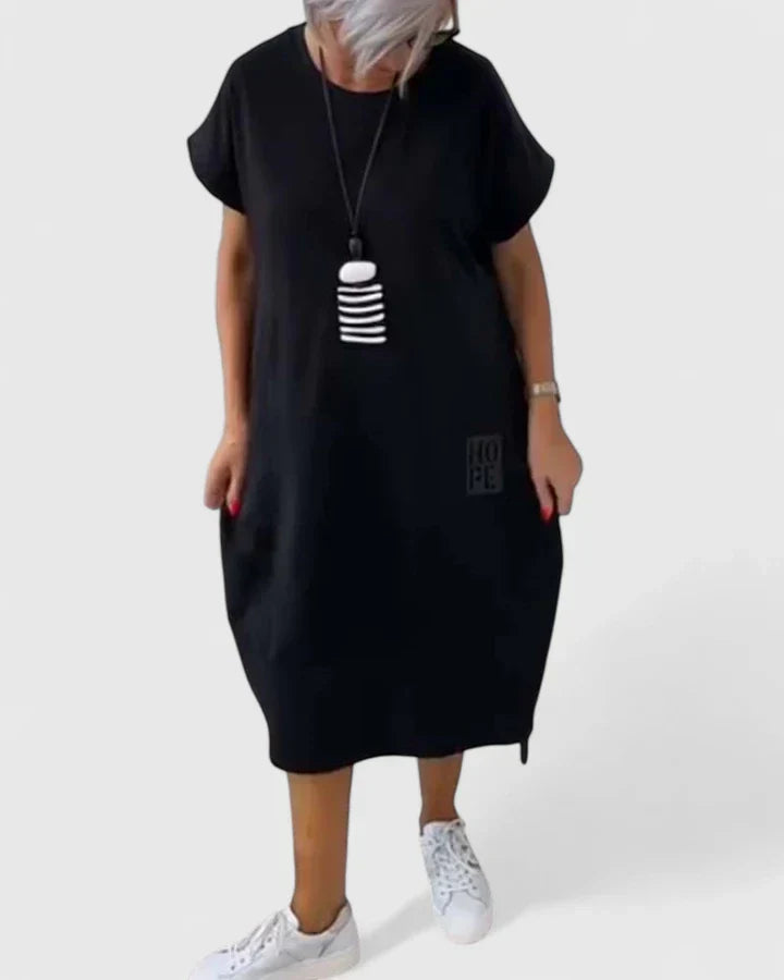 Elegant Mid Length Dress for Women - Nocini