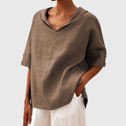 Comfy Casual Women's Blouse for Daily Wear