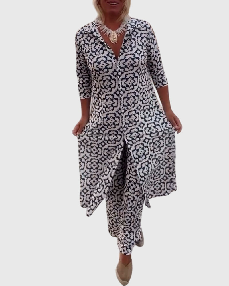 Classic Lace Women's 2 Piece Outfit - Olytrend