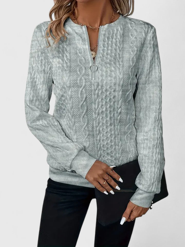 Elegant Women's Crew Neck Sweater