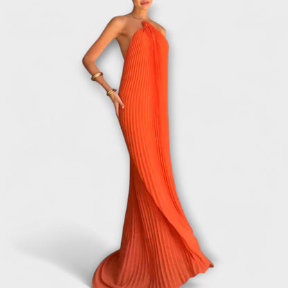 Elegant Ruffled Neck Dress for Any Event