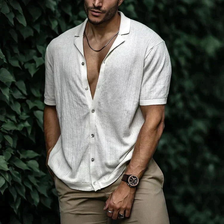 Casual Men's Summer Short Sleeve Shirt
