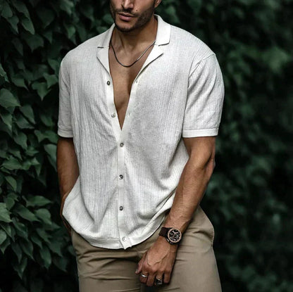 Casual Men's Summer Short Sleeve Shirt