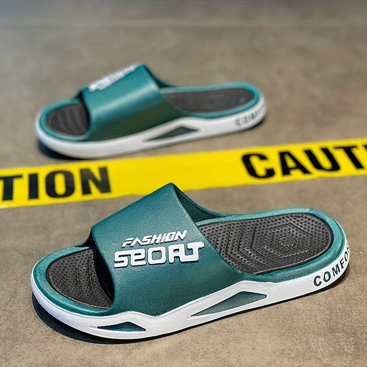 Grip Sole Men's Comfortable Sports Slippers