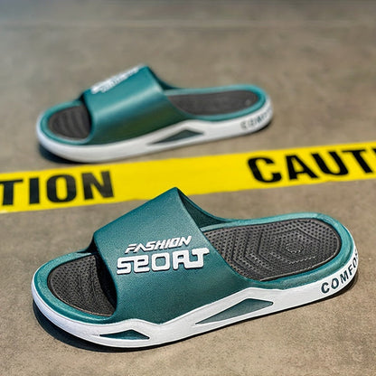Grip Sole Men's Comfortable Sports Slippers