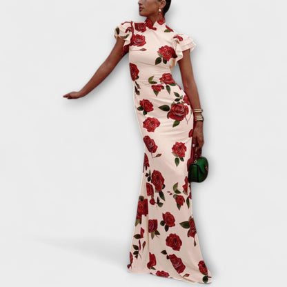 Vibrant Garden Party Maxi Dress