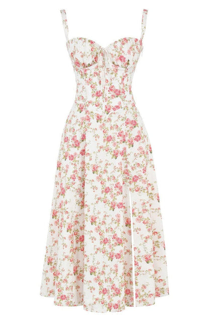Slimming Fit Floral Bodycon Dress