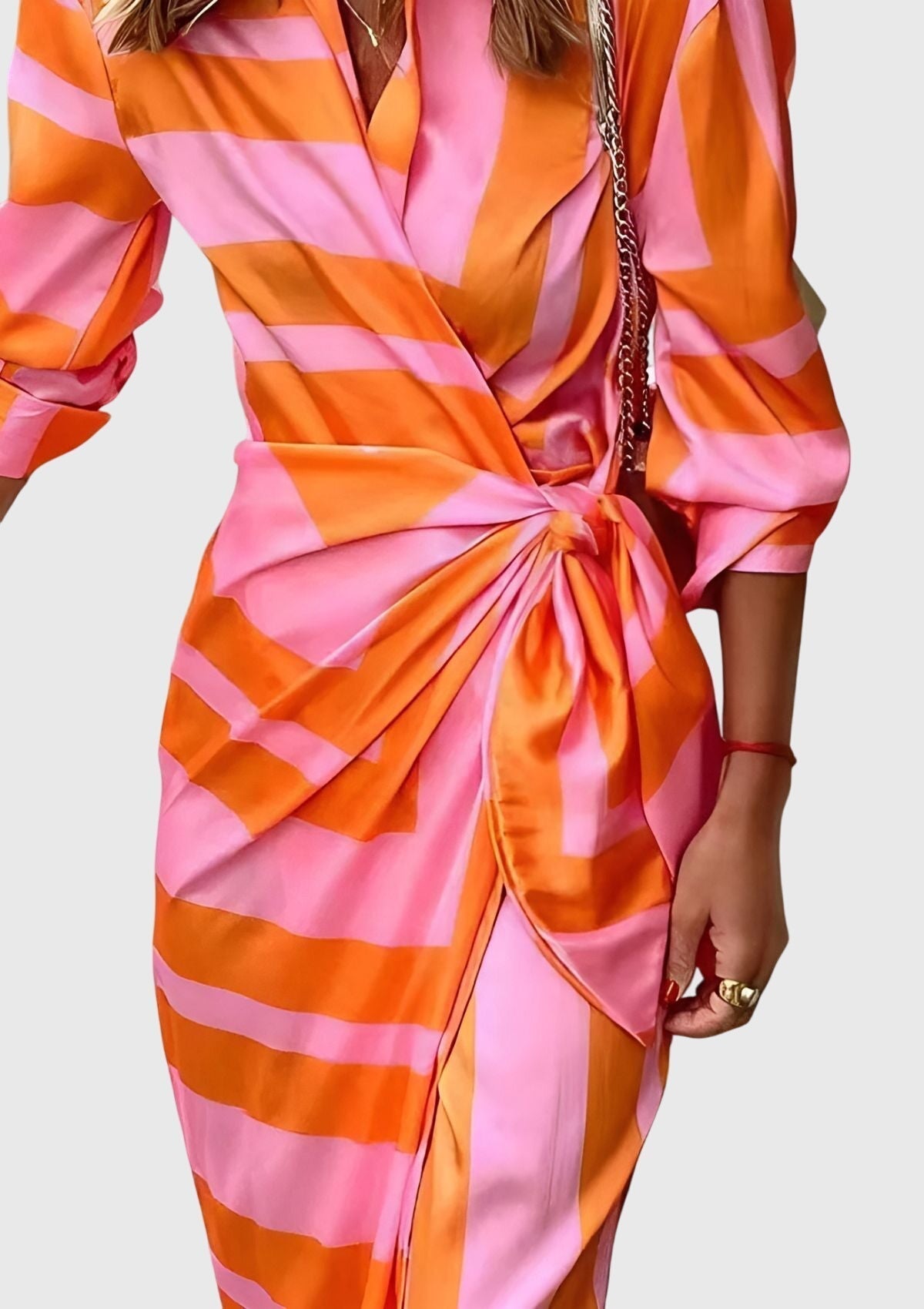 Stylish Floral Wrap Dress for Women