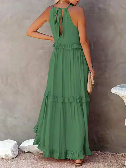 Chic Ruffle Strapless Summer Dress