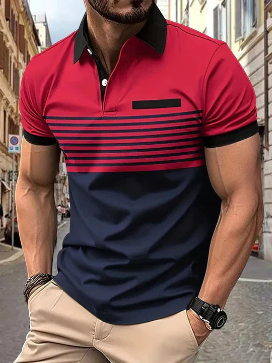 Classic Men's Polo Shirt Comfortable Casual Wear