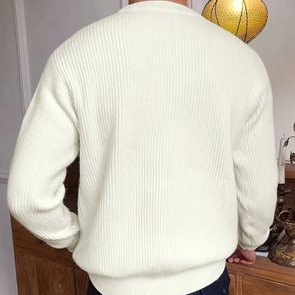 Men's Traditional Crew Neck Knit Sweater