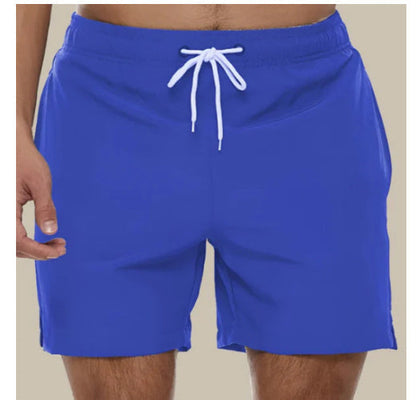 Men's Beach Shorts with Elastic Waistband