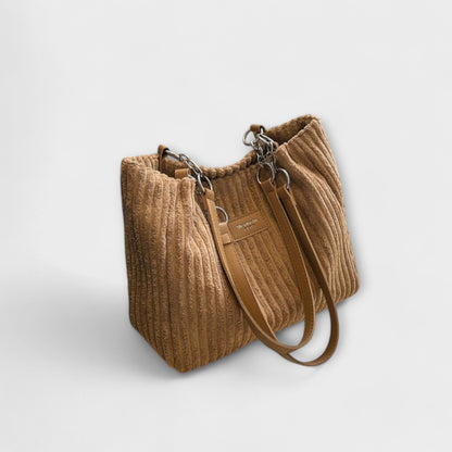Classic Cotton Tote Shoulder Bag for Daily Use