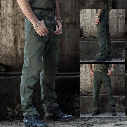 Practical Men's Work Pants with Zip Pockets