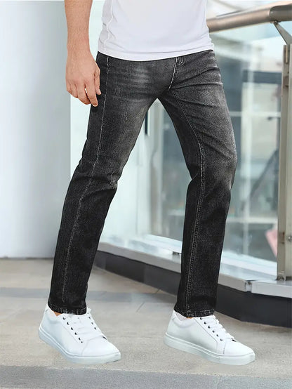 Relaxed Fit Fashionable Mens Jeans - Olytrend