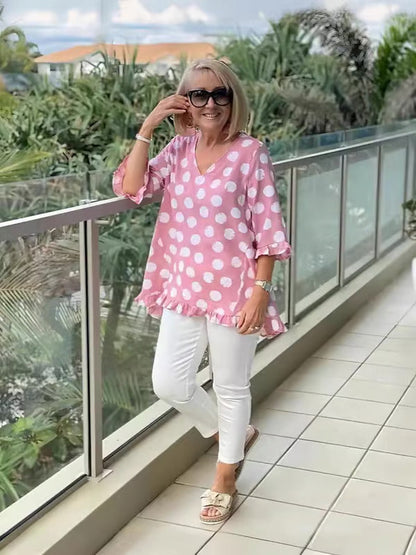 Classic Women's V-Neck Top