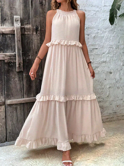 Chic Ruffle Strapless Summer Dress