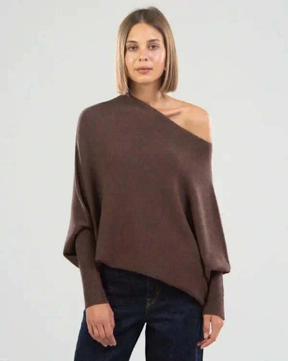 Women's Oversized Off Centre Sweater
