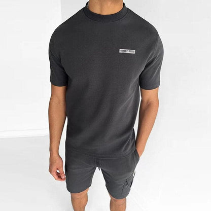 Classic Fit Short Sleeve Men's Cotton Tee - Nocini