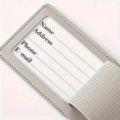 Personalized Genuine Leather Travel Tag