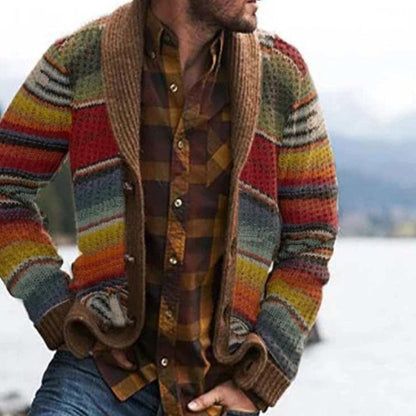 Casual Stripe Sweater for Men - Olytrend