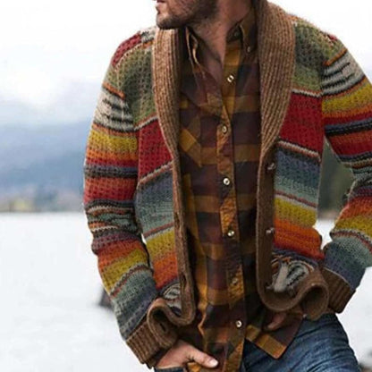 Casual Stripe Sweater for Men