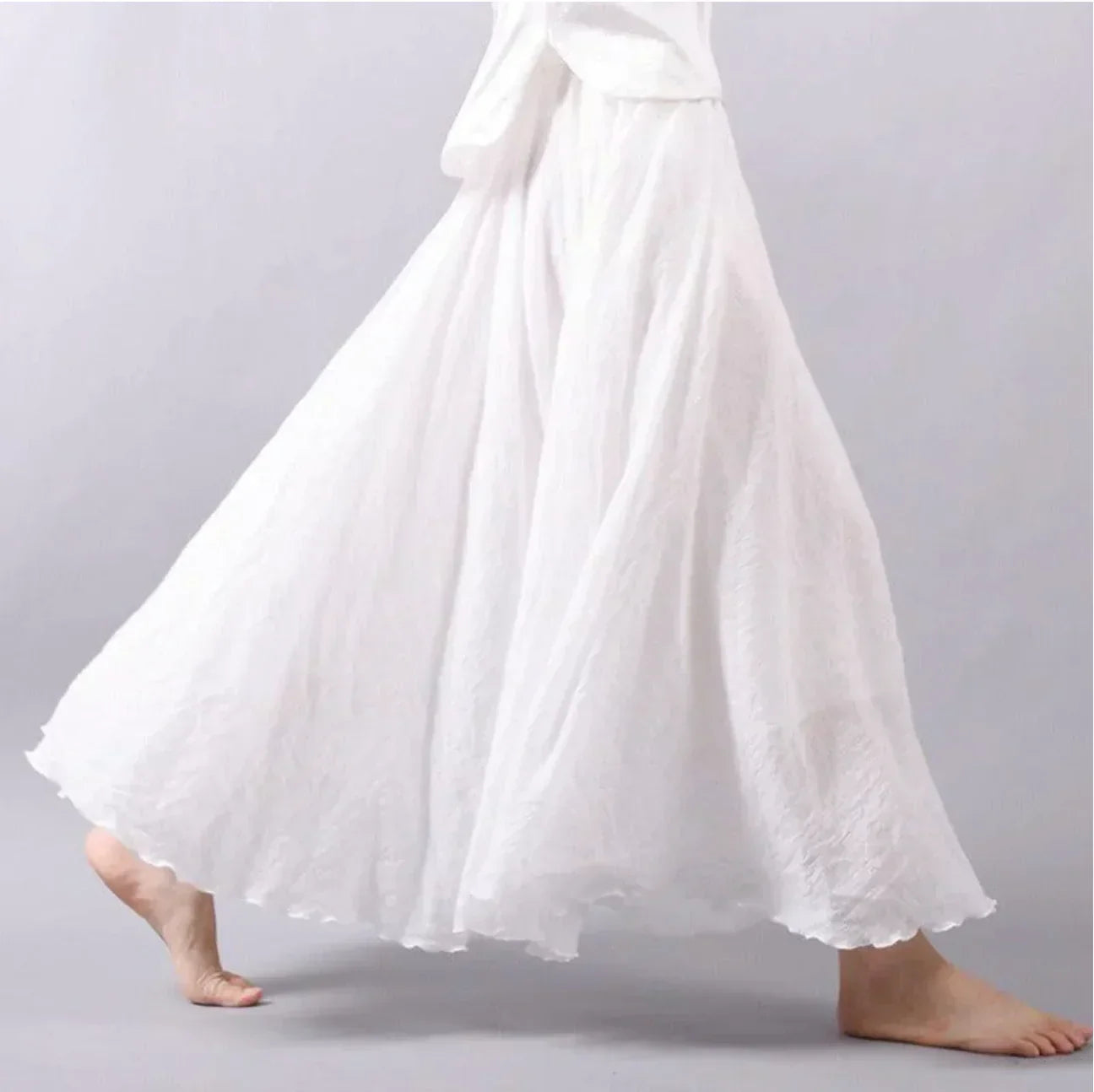 Image of Camille | Women's Flowy A-Line Maxi Skirt