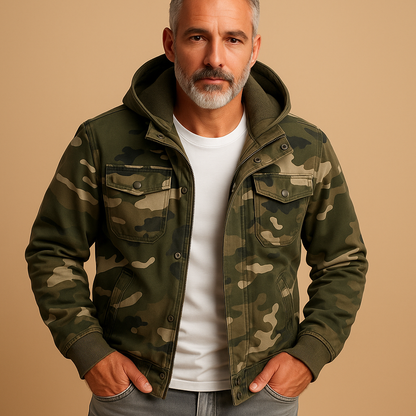 Waterproof Camo Jacket for Men - Nocini
