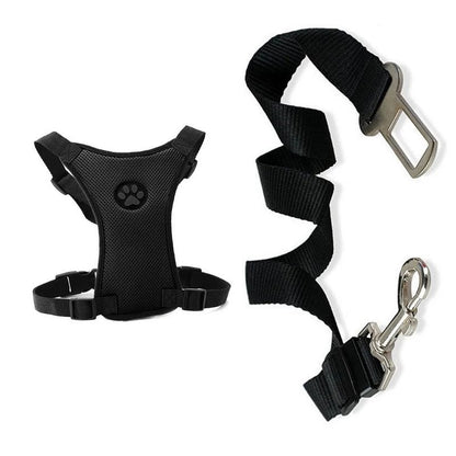 Car seat belt with Comfortable Harness for Dogs - PawSafe-S-The Livary