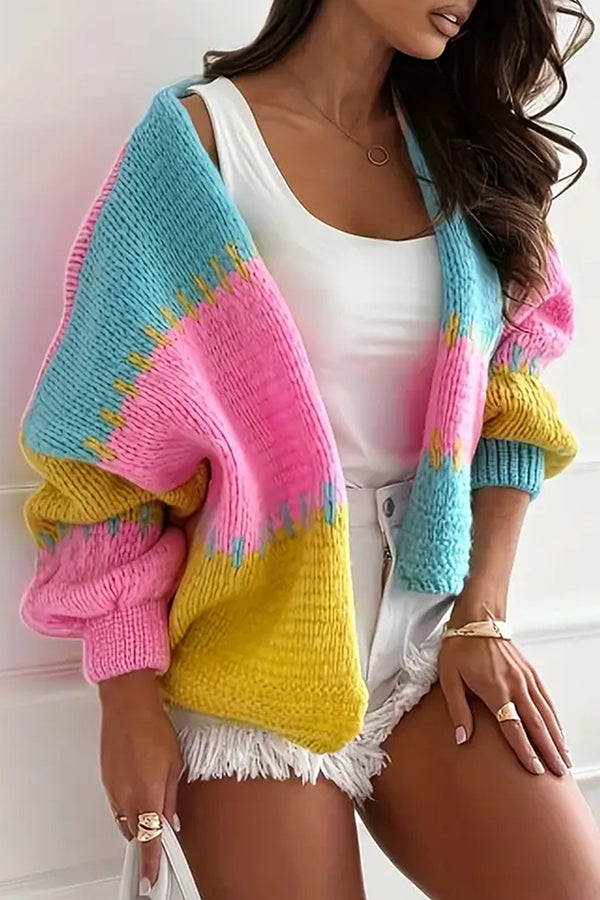 Image of Cara | Women's Balloon Sleeve Knit Cardigan