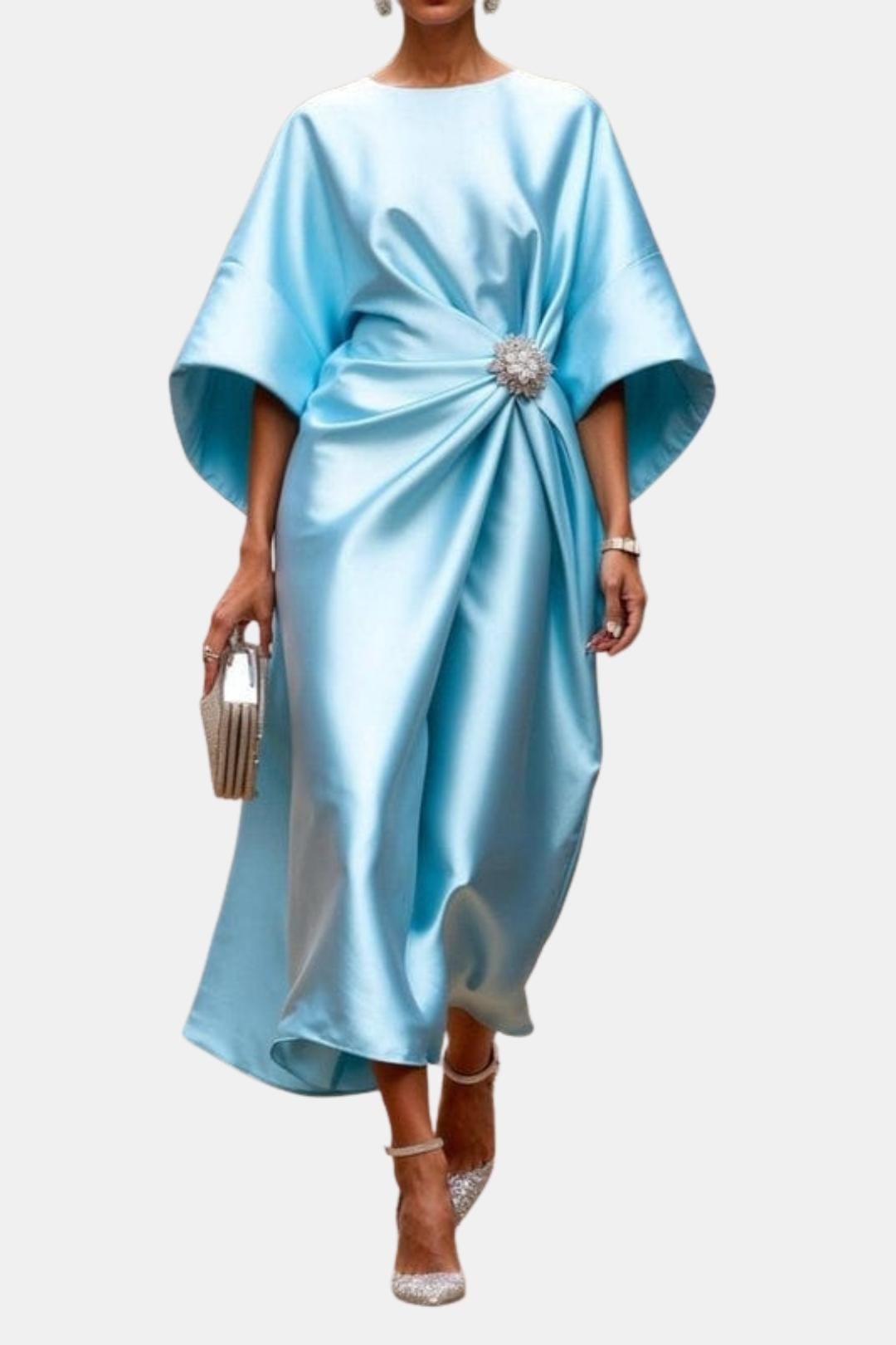 Image of Cara | Women's Wrap Midi Dress