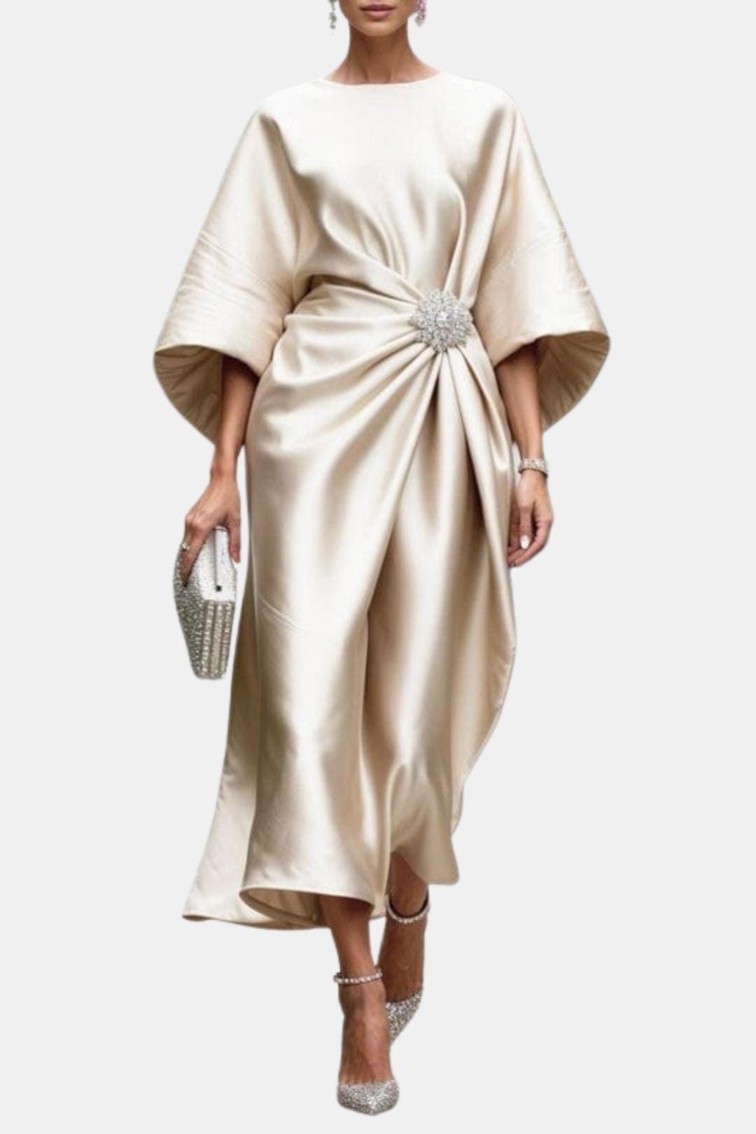 Image of Cara | Women's Wrap Midi Dress