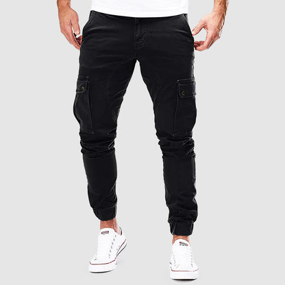 Cargo Trousers - Nolan-Black-XS-Nora Luxe
