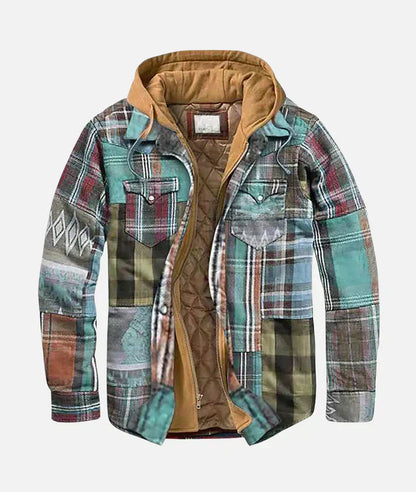 Warm Padded Men's Hooded Coat - Olytrend