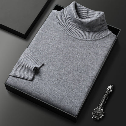 Cashmere Blend Turtleneck – Nordin-Dark grey-XS-The Livary