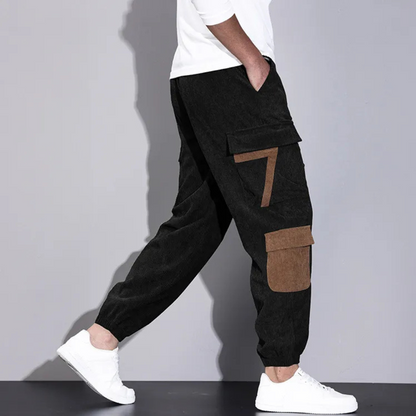 Relaxed Fit Mens Cargo Pants - Pexav