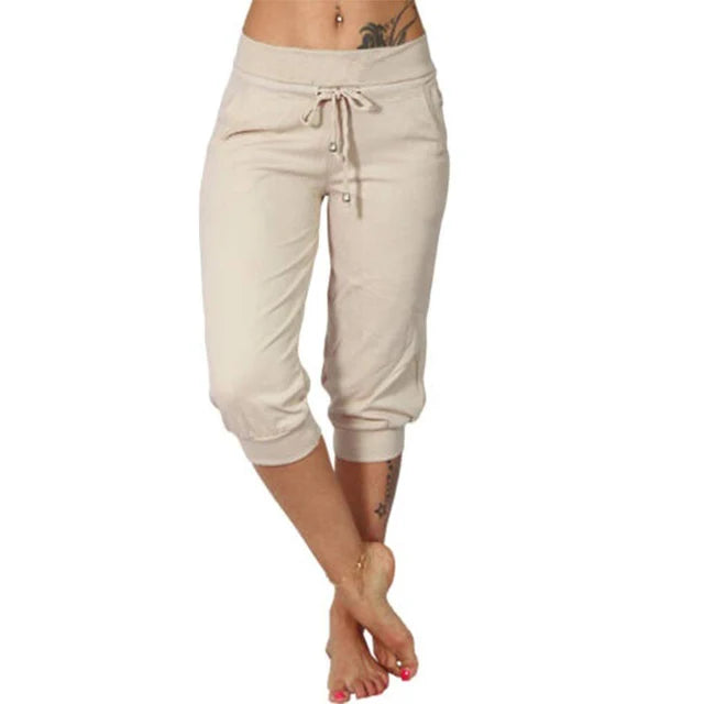 Comfortable Women's Capri Pants - Pexav