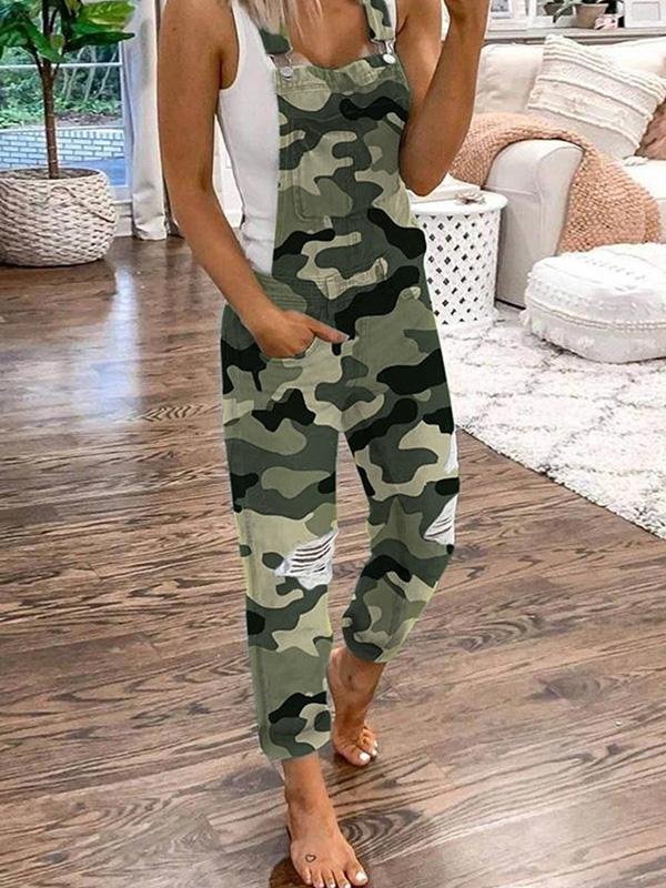 Trendy Women's Blue Jean Jumpsuit - Olytrend
