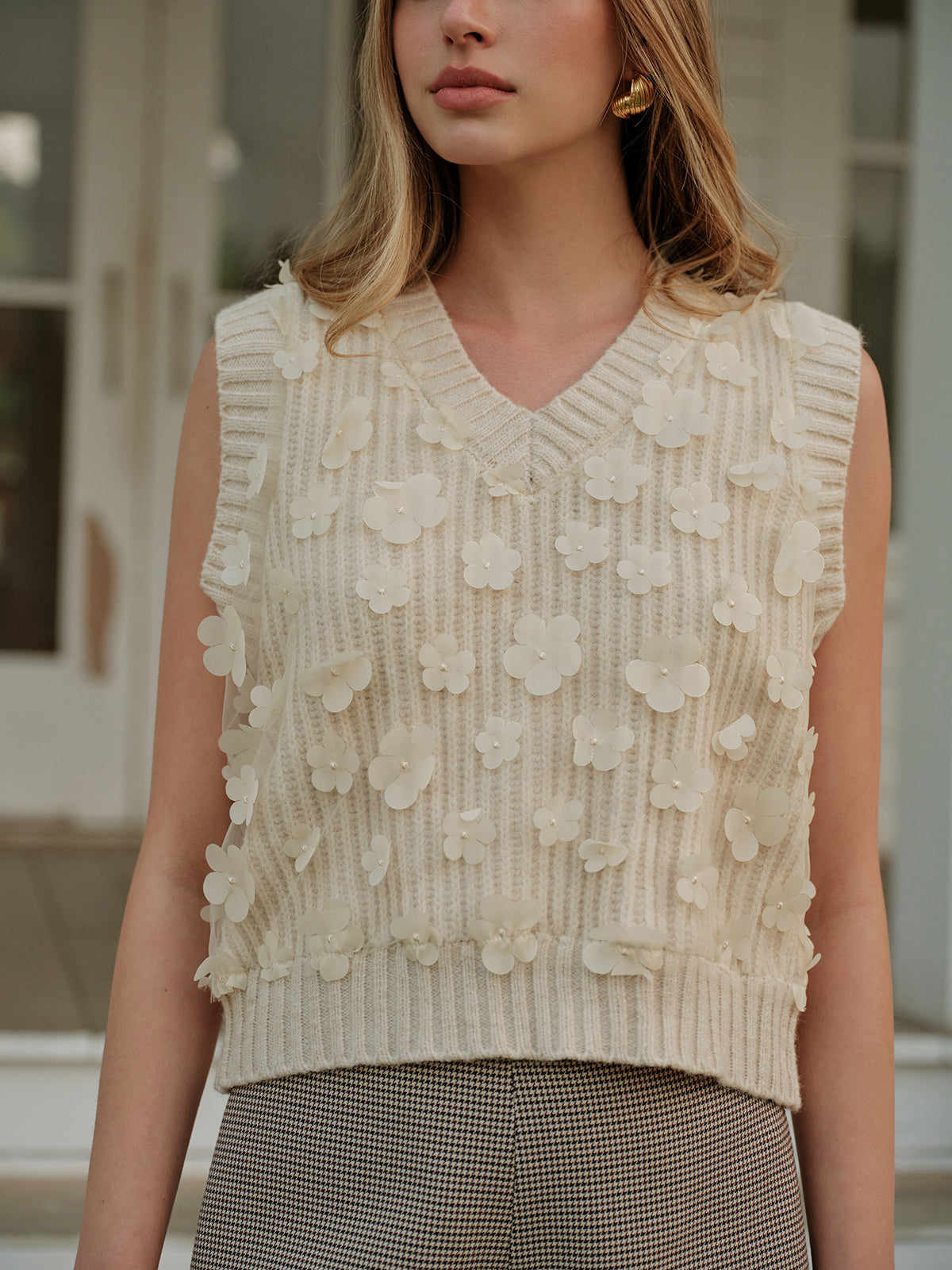 Comfy Garden Patterned Vest