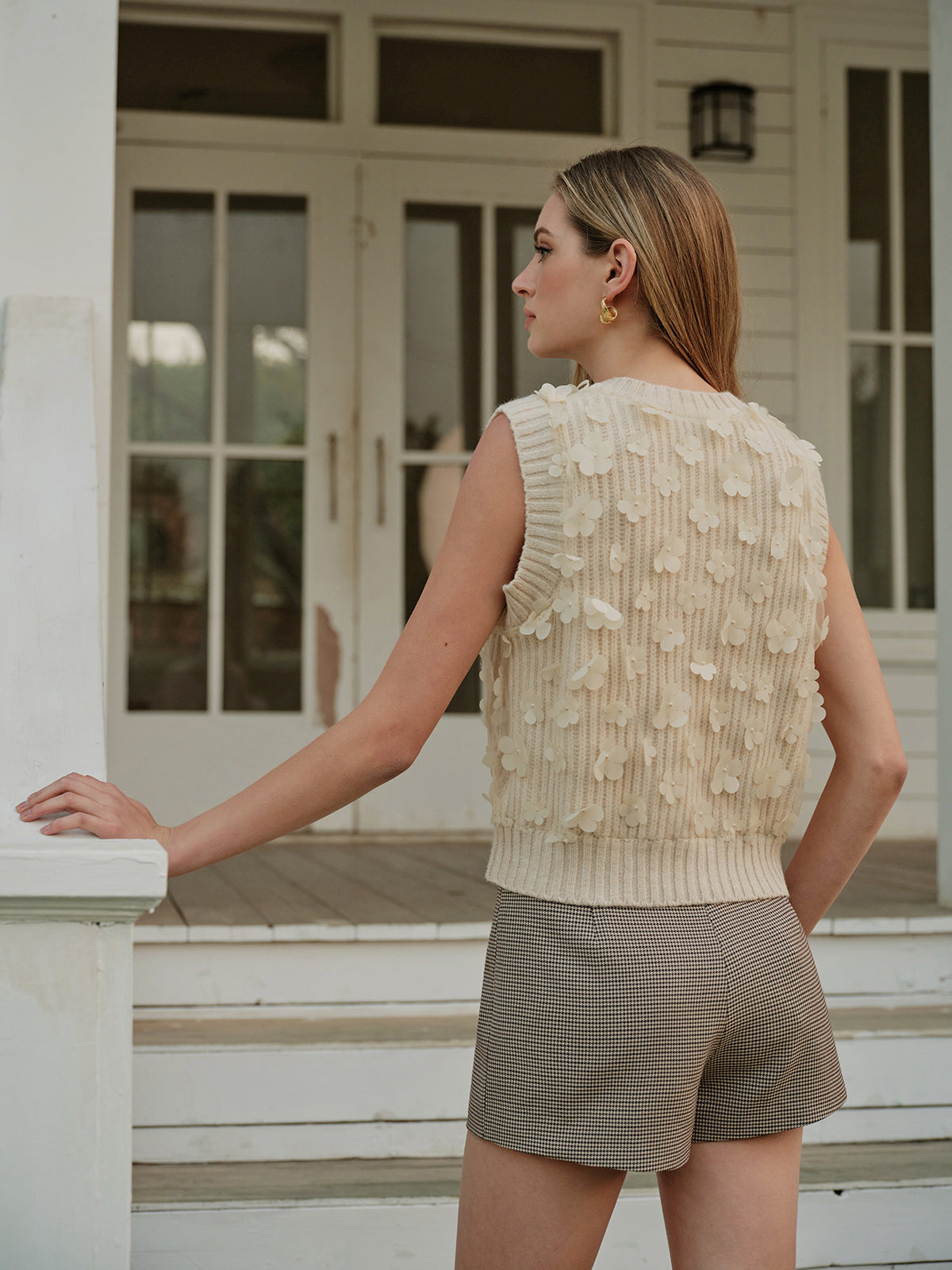 Comfy Garden Patterned Vest