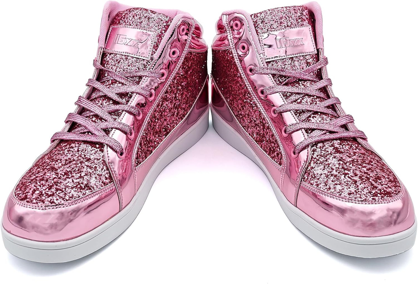 Casual Glitter Sneakers - NeonFlash-Black-5.5-Nora Luxe