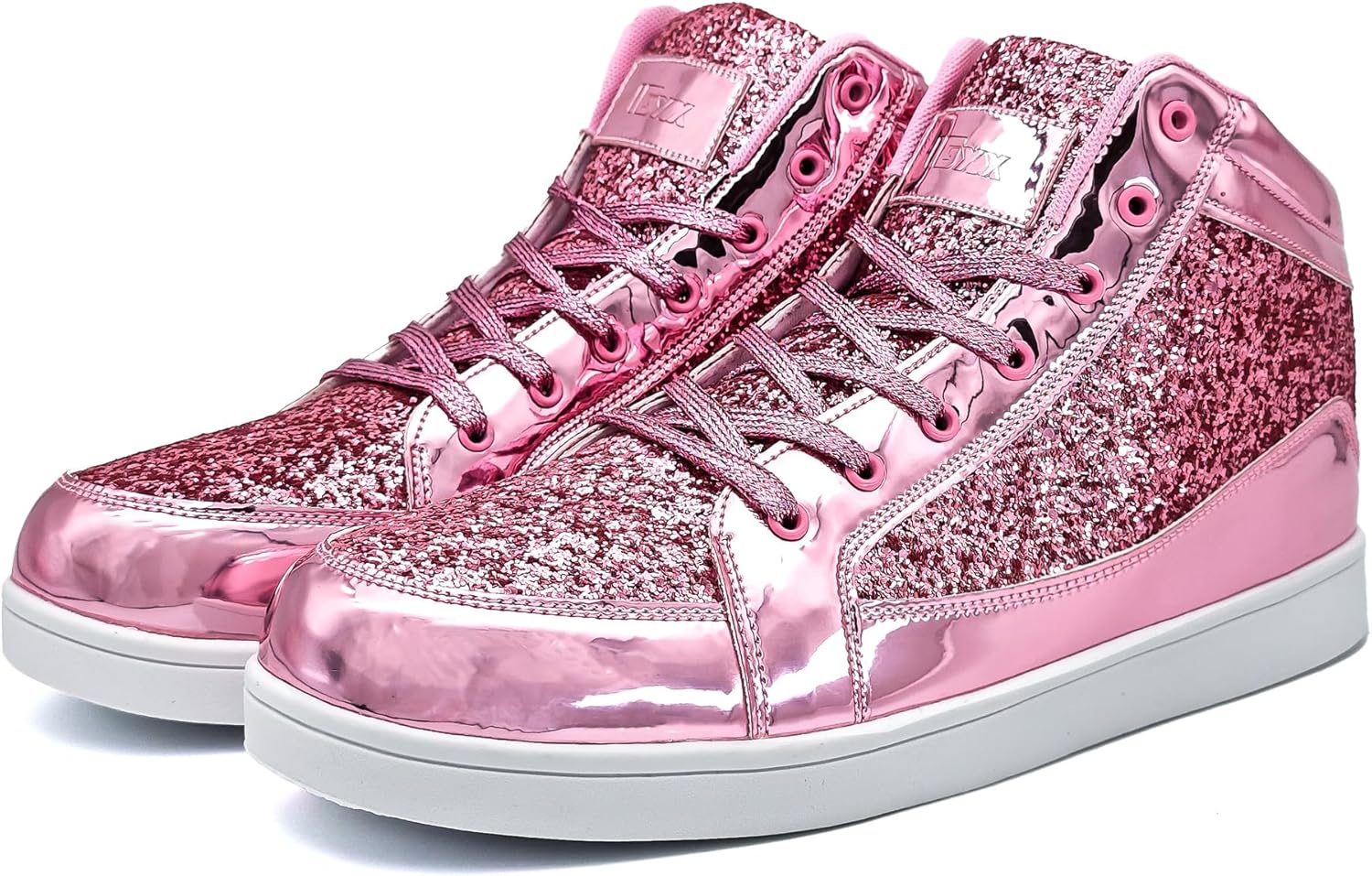 Casual Glitter Sneakers - NeonFlash-Black-5.5-Nora Luxe