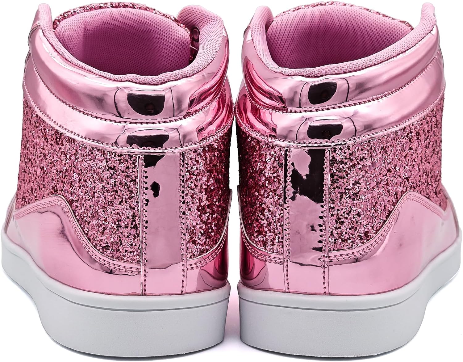 Casual Glitter Sneakers - NeonFlash-Black-5.5-Nora Luxe