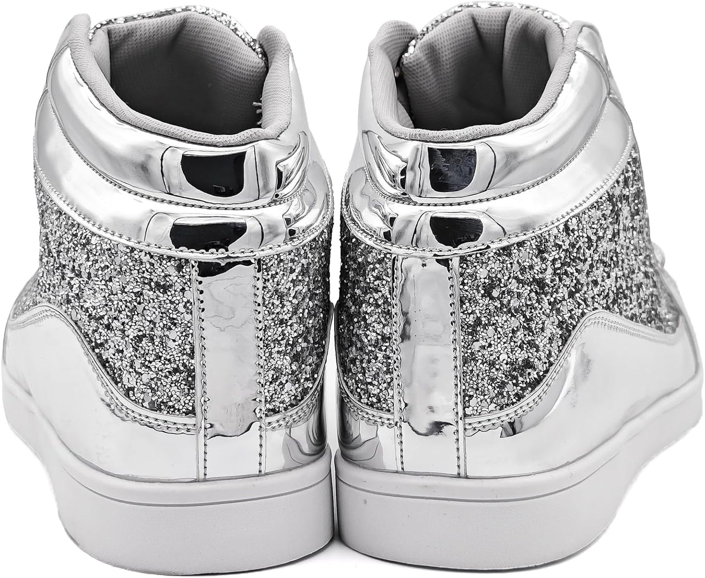 Casual Glitter Sneakers - NeonFlash-Black-5.5-Nora Luxe