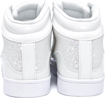Casual Glitter Sneakers - NeonFlash-Black-5.5-Nora Luxe